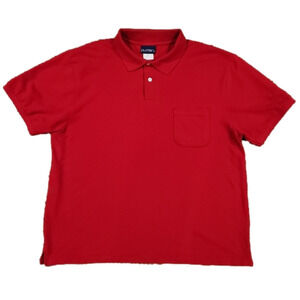 PURITAN Red Casual Polo Shirt